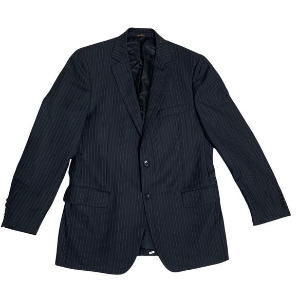 Loro Piana/Brooks Brothers Mens R41 Sports Coat Stripe Blazer Jacket 100% Wool - Picture 1 of 13